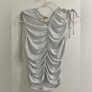 Open Edit Ruched sleeveless top